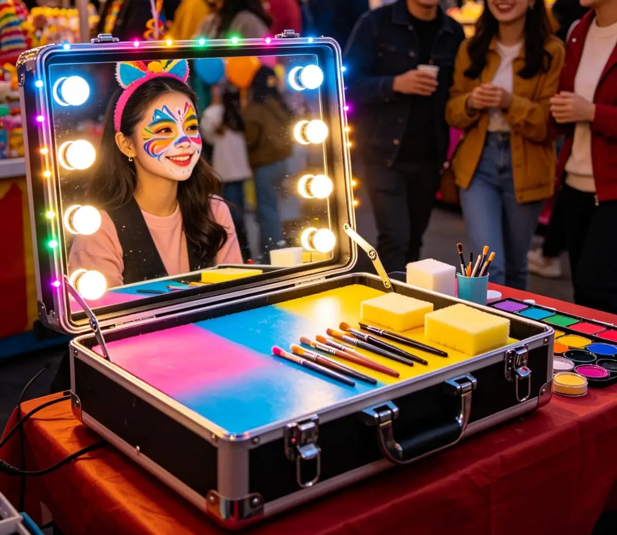 Pintacaritas y Glitter Bar